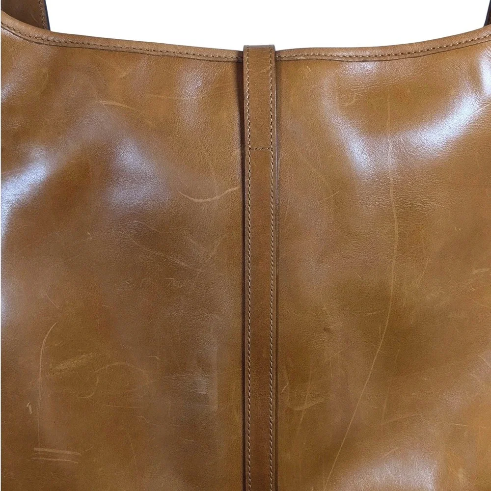 Vintage Gucci Tom Ford Era Jackie O Shoulder Bag Tan Brown Leather Y2K purse - Picture 9 of 12